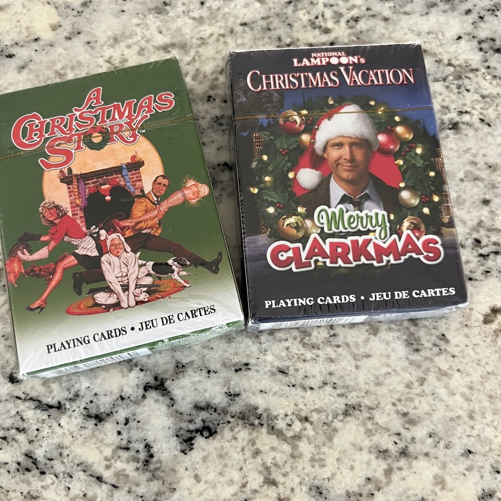 a Christmas story and national lampoons vacation deck of cards